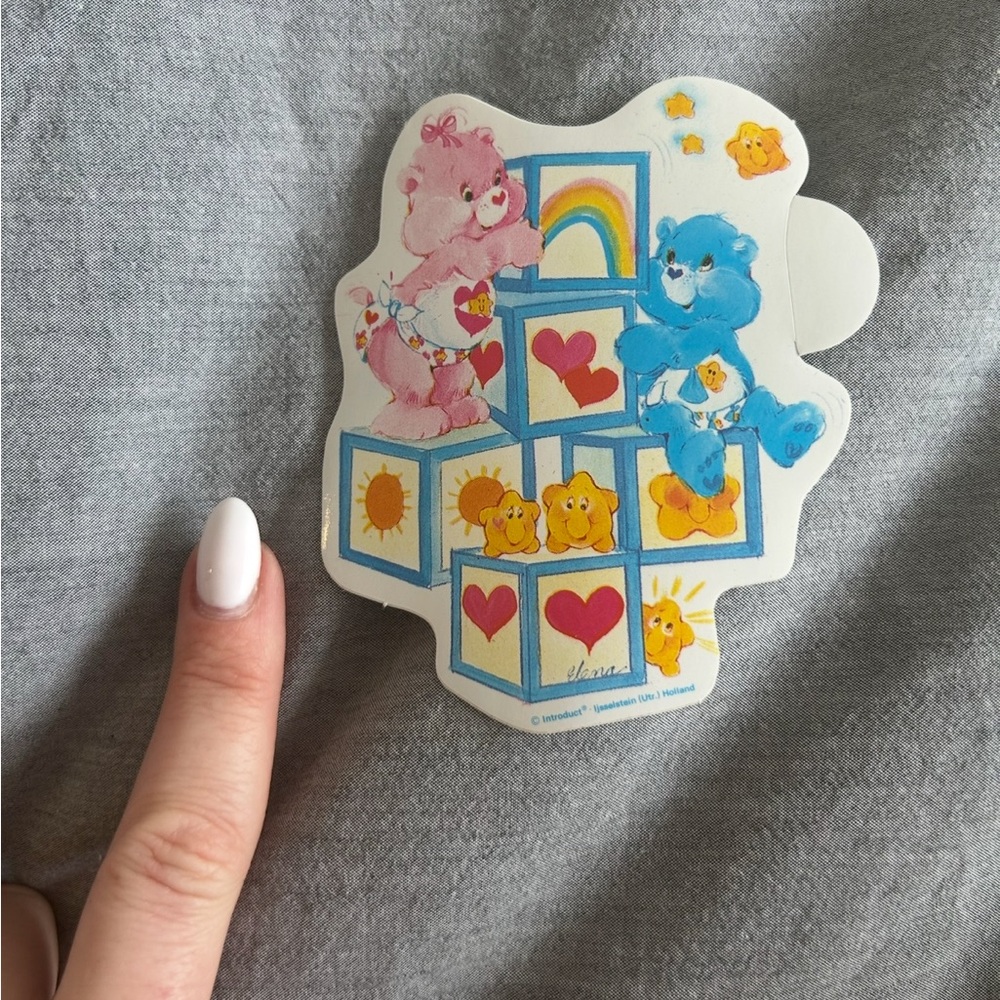 Care Bears Die-Cut Sticker – 1983 (American Greetings / Kenner)